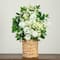 2.5ft. Artificial Mixed Flower Arrangement in Hyacinth Weave Basket